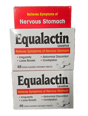 Equalactin Laxative Chewable 48 Tablets ( 2 boxes ) ^^