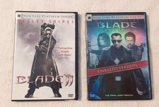 Blade DVD Lot Trinity  Blade II Wesley Snipes Marvel Platinum Series