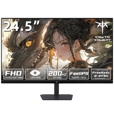 KTC 24.5-inch Gaming Monitor 200Hz Hz Overclocking Compatible FHD/Fast