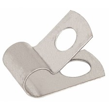 Cable Clamp, Steel, 3/8 In Bundle Dia., Natur...