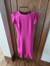 She + Sky Large Barbie Hot Pink Flutter Flow Dress Sexy Lime Lush Botique