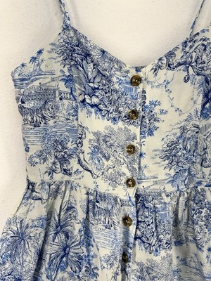 h&m linen blend midi dress Linen-Blend Dress with Tie Shoulder Straps