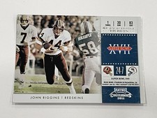2011 Playoff Contenders Football Super Bowl Tickets - John Riggins - Redskins