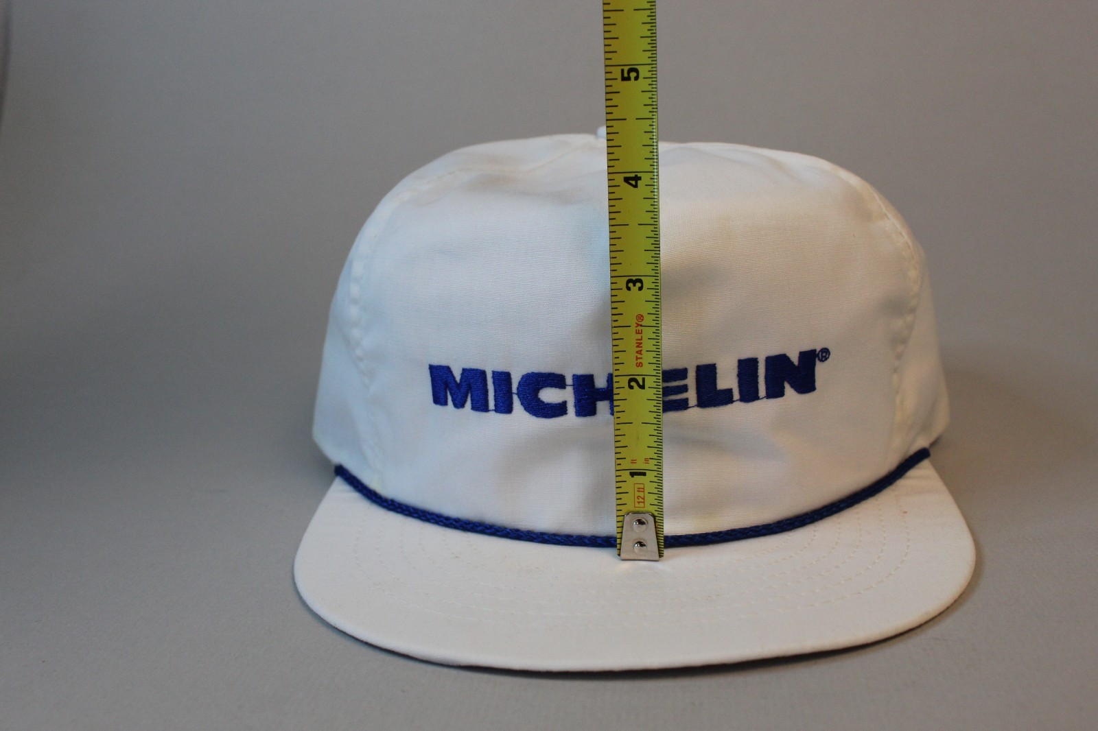 Michelin White Hat Adjustable Snapback Flat Bill … - image 7