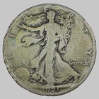 1921-S Walking Liberty Half Dollar VG