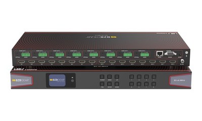 BZBGEAR 8x8 4K UHD HDMI 2.0 Matrix Switcher with Audio De-embedding and Routing