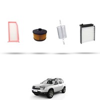 Hoffcar Wartungsset - 3 Filter Kompatibel Mit Dacia Duster 1.2 Tce 92 Kw Ab 2