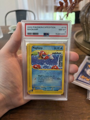 Magikarp graded PSA 8 for sale on eBay