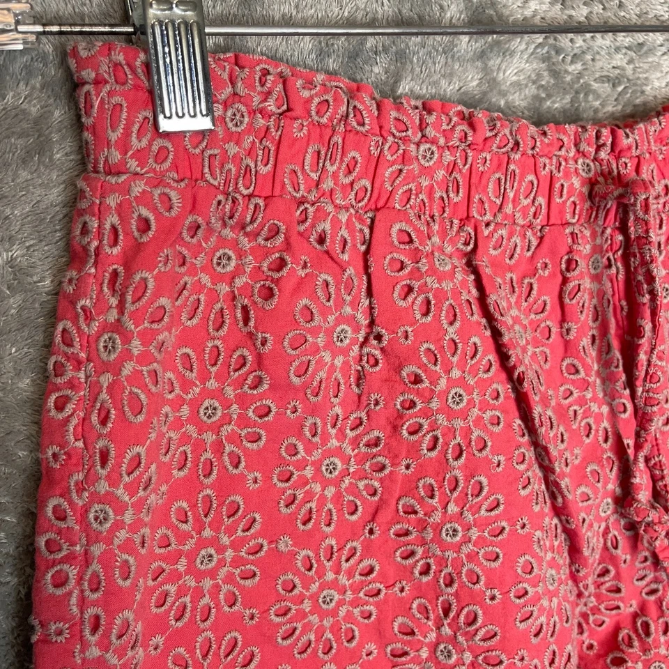 Victorias Secret Mujer Y2K Ojales Flor Bolsa de Papel Pull On Informal Salón Corto S Foto 3 de 4