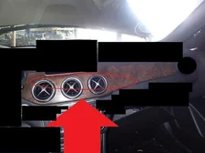15 16 17 18 MERCEDES GLA250 Dash Wood Trim Bezel & Inner Heat AC Vents