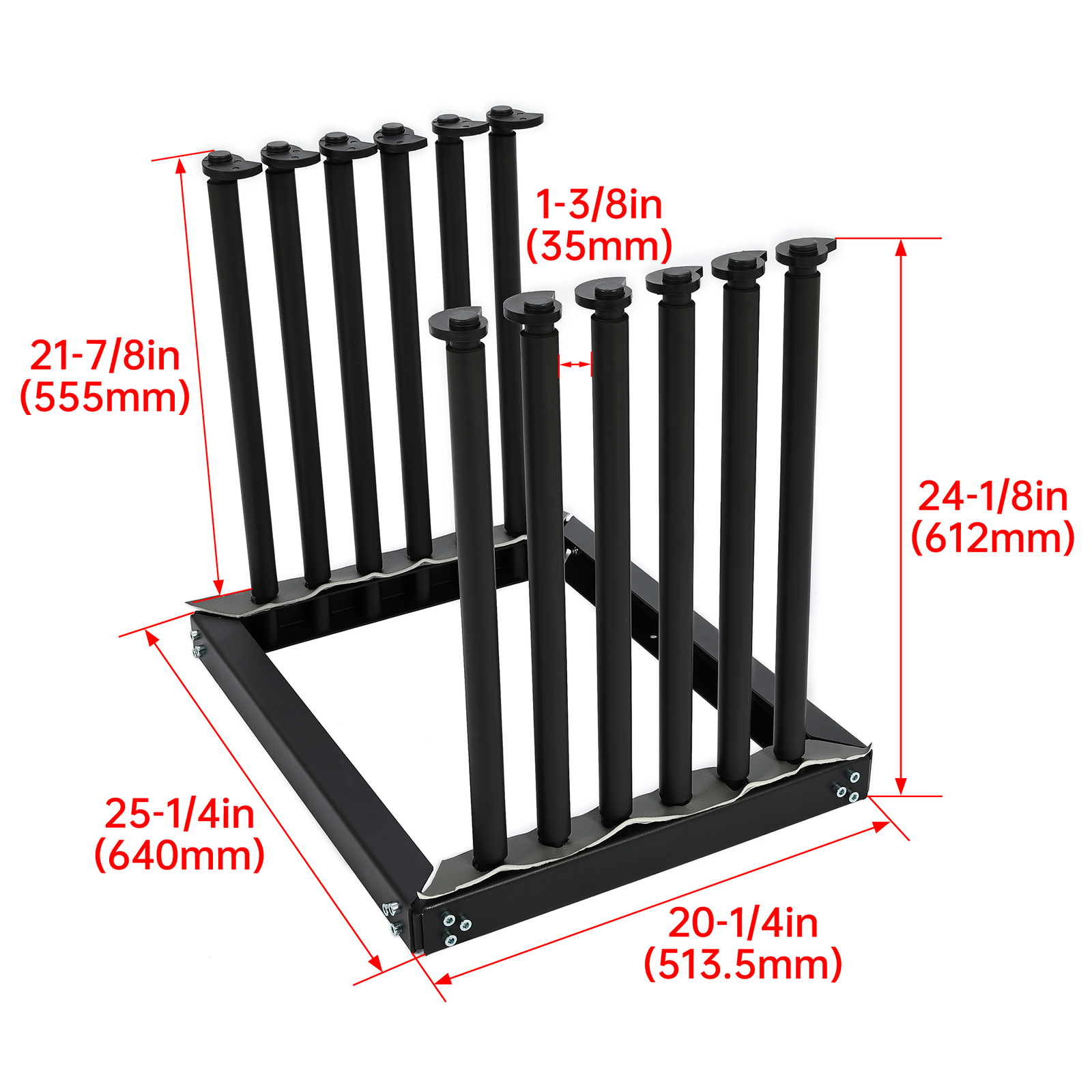 Windshield Rack 5 Lite, 5-Lite Auto Glass Cargo Rack W/ Protection Pad