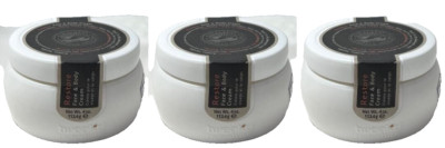 3 Tweak-d Restore Face & Body Cream Amber Vanilla 4 oz ea (076)