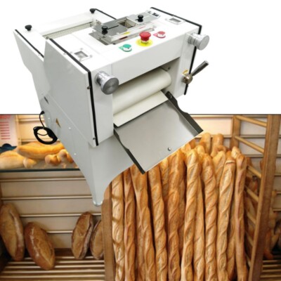 Bread Toast Shaping Machine Baguette Toast Maker Dough Press Sheeter 110V