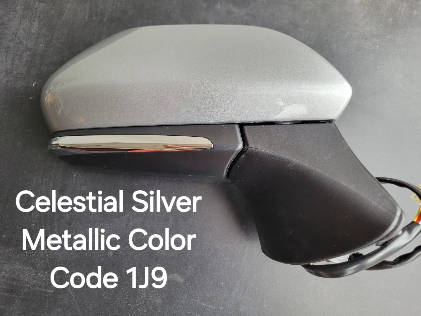 NEW SILVER Passenger Side Power Mirror 2018-24 Toyota Camry Heat, Signal, BSM