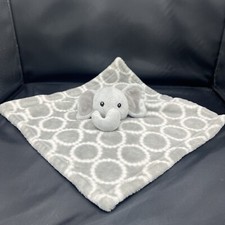 HB Hudson Baby Gray Elephant Lovey Security Blanket Soft Toy 14"