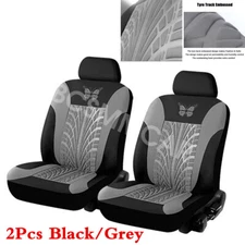 Front Car Seat Covers Full Set Cushion Protector Butterfly Pattern for 4 Season