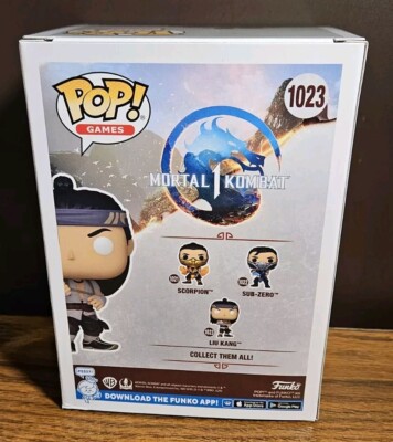 Funko Pop Games Mortal Kombat Liu Kang #1023 With Protector Mortal