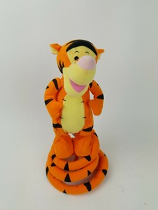 Disney Talking Bouncing Tigger Toy Jumping Head Twisting Orange Plush Pooh Tiger 634385854615 | eBay