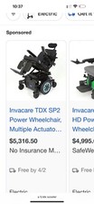 invacare tax sp2 power wheelchair Mid-Wheel Drive MWD