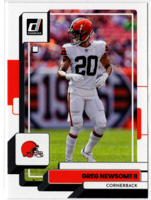 2022 Panini Donruss Football Greg Newsome II No. 215 Cleveland Browns