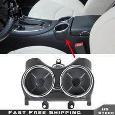 Black Dual Drink Cup Holder For Mercedes-Benz CLS500 2006-2011 21968004149051