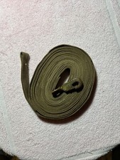 Jasnobrązowa bawełniana linia płuc dla koni z obrotową zatrzaską 1970 lub 1980