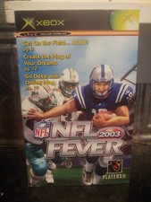 NFL Fever 2003 Original XBOX Football Game Instruction Booklet w/ Peyton MANNING