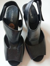 Womens Aerosoles Generator Black Slingback 3"Heels Sandals USA size 7M