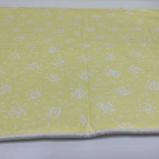 Letters Duvet 86x62 Cover Set with Pillow Sham 22x27 Yellow White Colorful Print