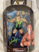 Wardlow Signed  and Inscribed All Elite Wrestling Unmatched Figure Autograph COA
