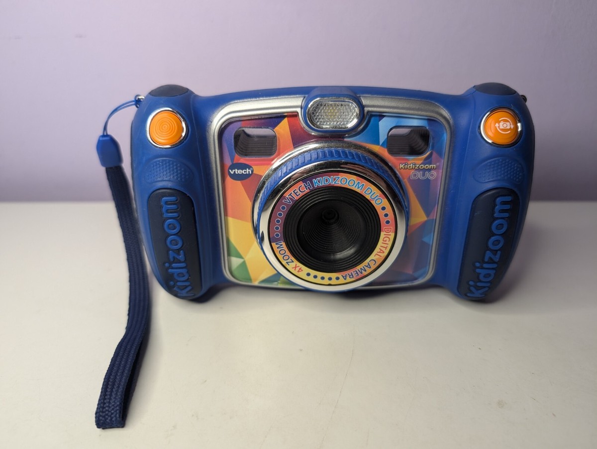 VTech Kidizoom Duo MP Camera Blue Tested and Working UK