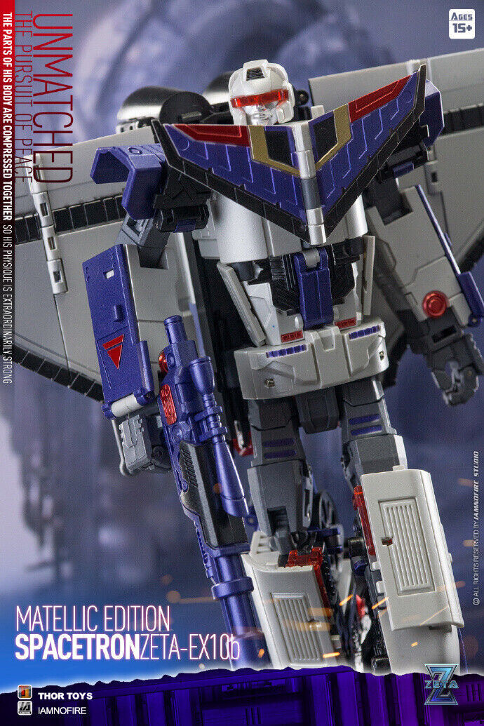 New ZETA EX-10B Spacetron Astrotrain Metallic Ver. Transforms