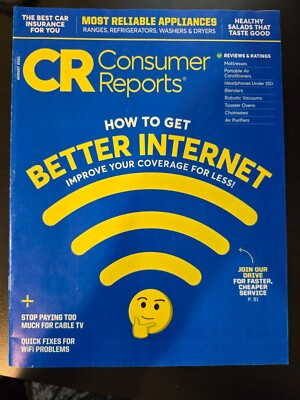 #ad #ad CONSUMER REPORTS AUG. 2021 BETTER INTERNETRELIABLE APPLIANCESCAR INSURANCE $6.99