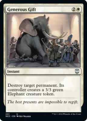 GENEROUS GIFT Streets of New Capenna Commander MTG Magic