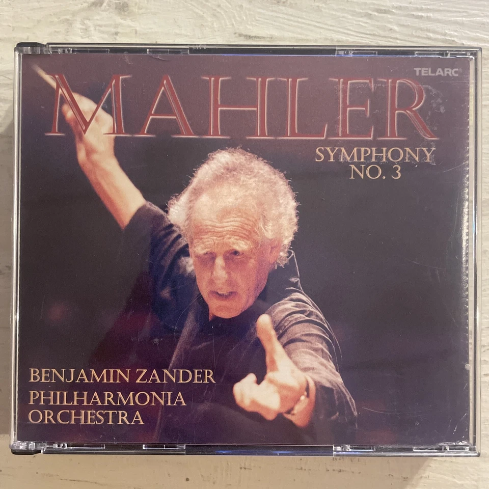 Rare AUTOGRAPHED Benjamin Zander Mahler Symphony No. 3 Triple CD Box Telarc 2004 Foto 3 de 4