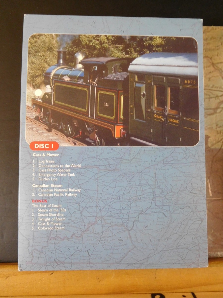 DVD Railway Journeys, the Vanishing Age of Steam 5 DVD Set