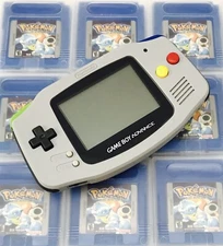 Nintendo Gameboy Advance GBA Grey Handheld Gaming Console - SNES Look Super