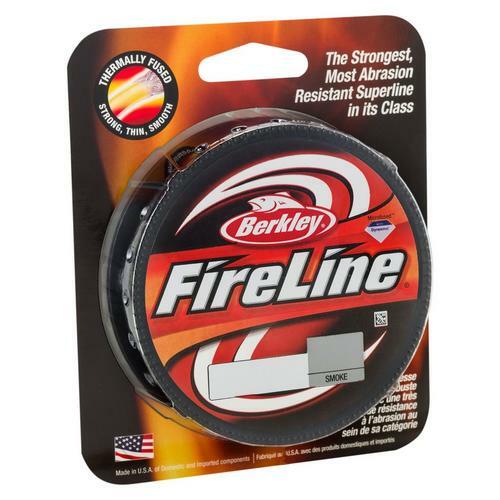 Berkley 1.8 kg 4 Lb - FireLine Braid SMOKE 114m / 125yds - Foto 6 di 6