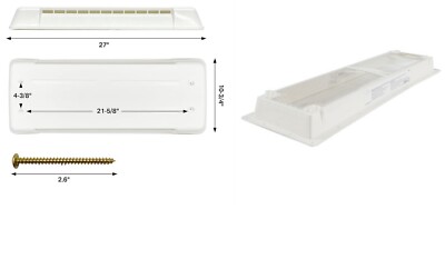 Refrigerator Vent Base & Cover Replacement For Dometic Refrigerator Vents