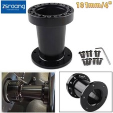 4101mm Black Durable Car Racing Steering Wheel Hub Spacer Adapter Boss Kit