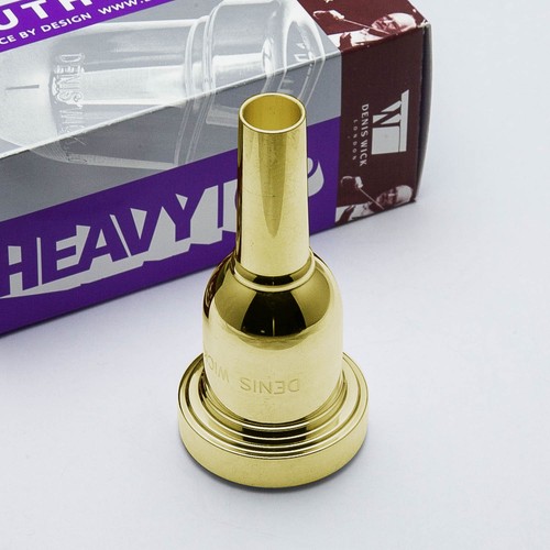 Genuine Denis Wick 24K Gold Trombone Mouthpiece, 5BL Large Shank Heavytop NEW! 19372608493 eBay