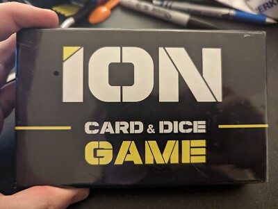 ION Card And Dice Game By EM Games SEALED - 2016