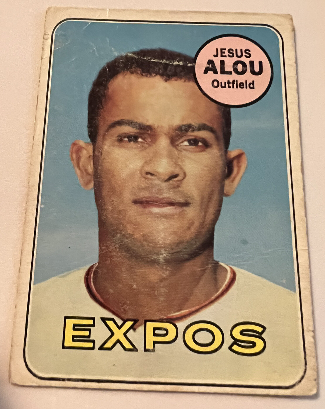 JESUS ALOU 1969 TOPPS BASEBALL CARD 22 MONTREAL EXPOS MLB Trading