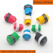 1pc arcade buttons 28mm 24mm durable start game parts for arcade game machine