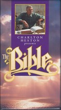 Charlton Heston Presents: The Bible VHS, 1996, 2-Tape Set 