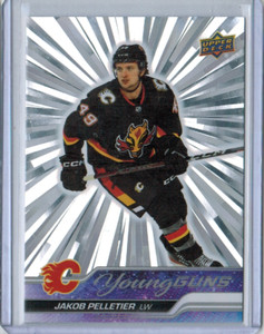 2023-24 Upper Deck Series 1 Young Guns Outburst Jakob Pelletier #208
