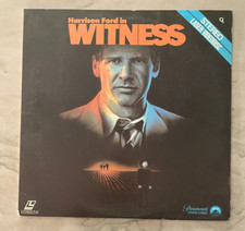 WITNESS Laserdisc Harrison Ford