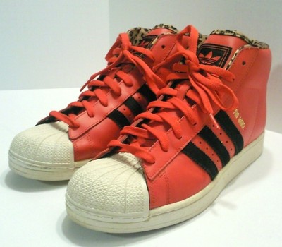 adidas red leopard print