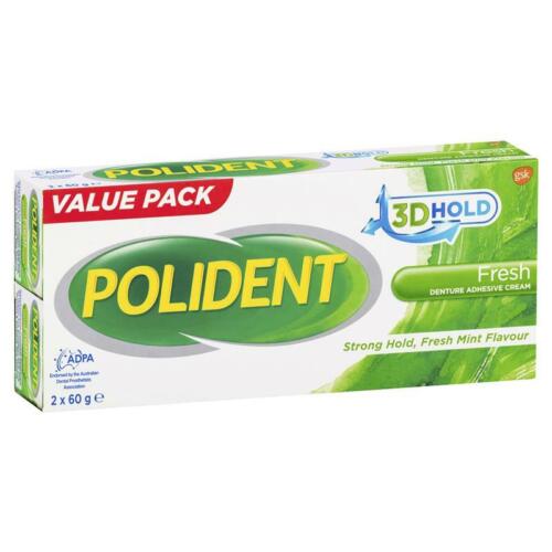 Polident Denture Adhesive Cream 2x60g - Photo 1/1