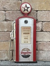 Blechschild Tanksäule 80 cm Deko US Zapfsäule Tankstelle Diner Garage Werkstatt